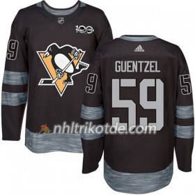 Pittsburgh Penguins Trikot Jake Guentzel 59 1917-2017 100th Anniversary Adidas Schwarz Authentic - Herren